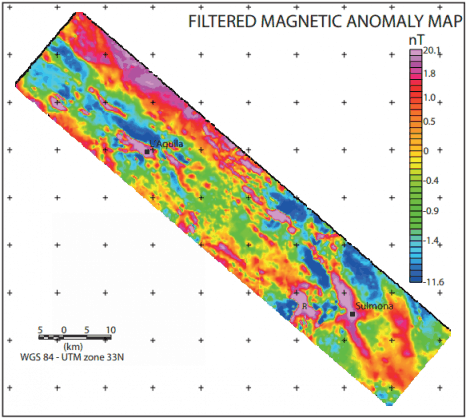 Preview for Aeromagnetic anomaly data set of Abruzzo (Italy)